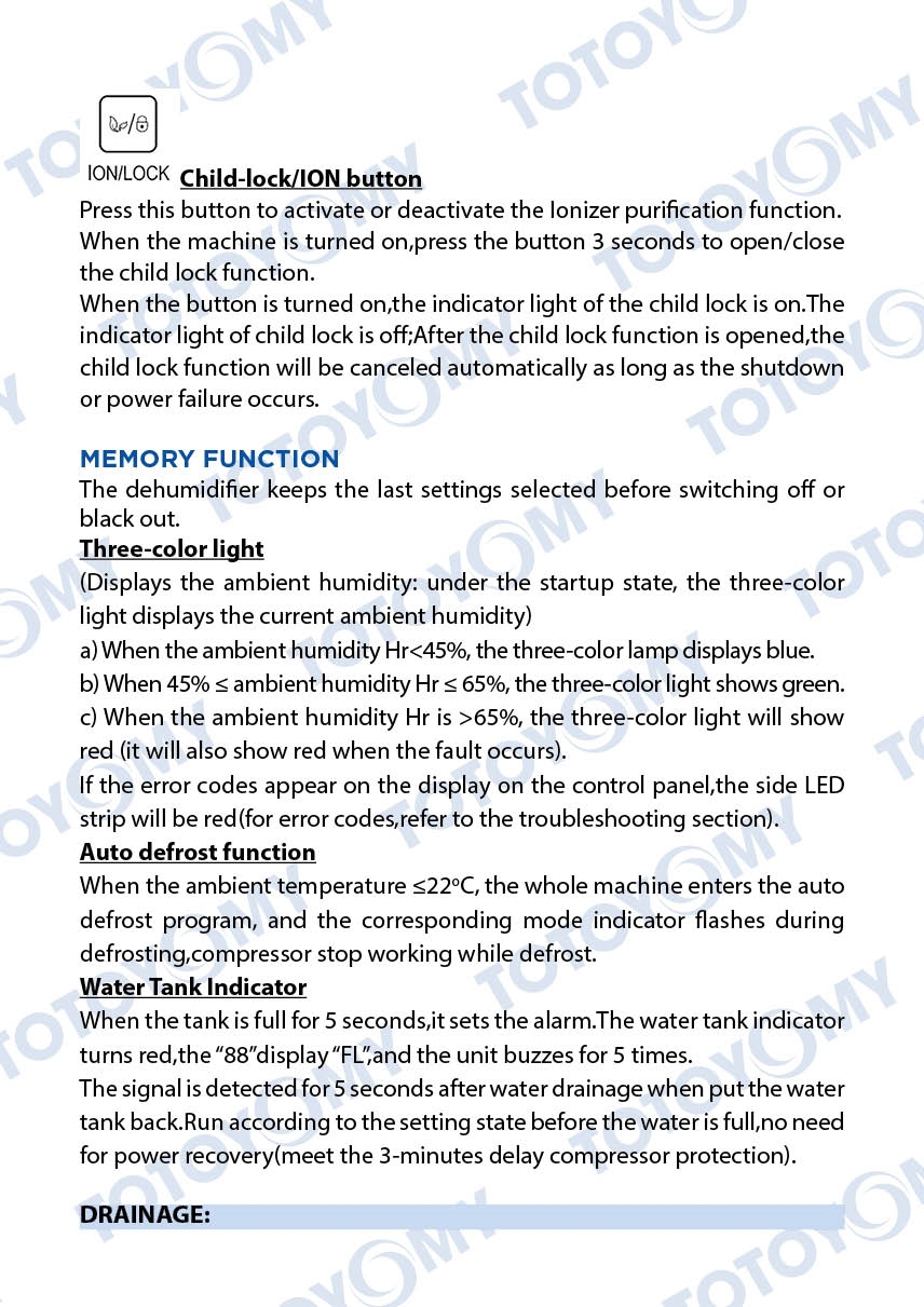 totoyomy dehumidifier td z35n w jp11