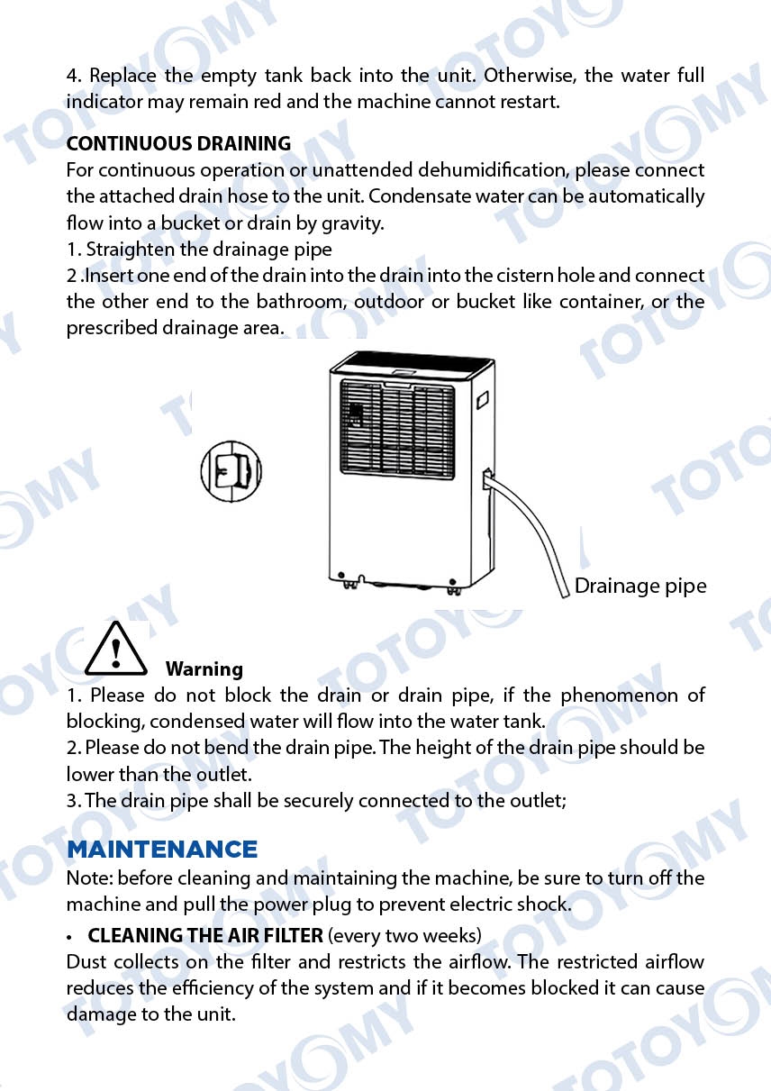 totoyomy dehumidifier td z35n w jp19
